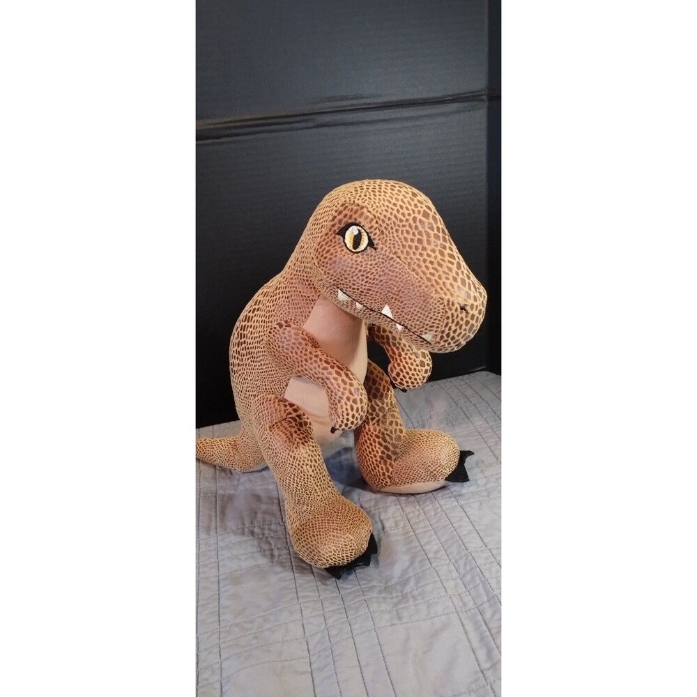 Build-A-Bear Jurassic World T-Rex Plush Stuffed Animal Brown Washable